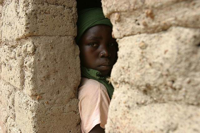 A kid in the troubled Central African republic